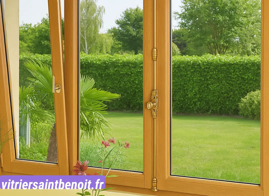 Installation de fenêtre en bois sur mesure Saint-Benoît