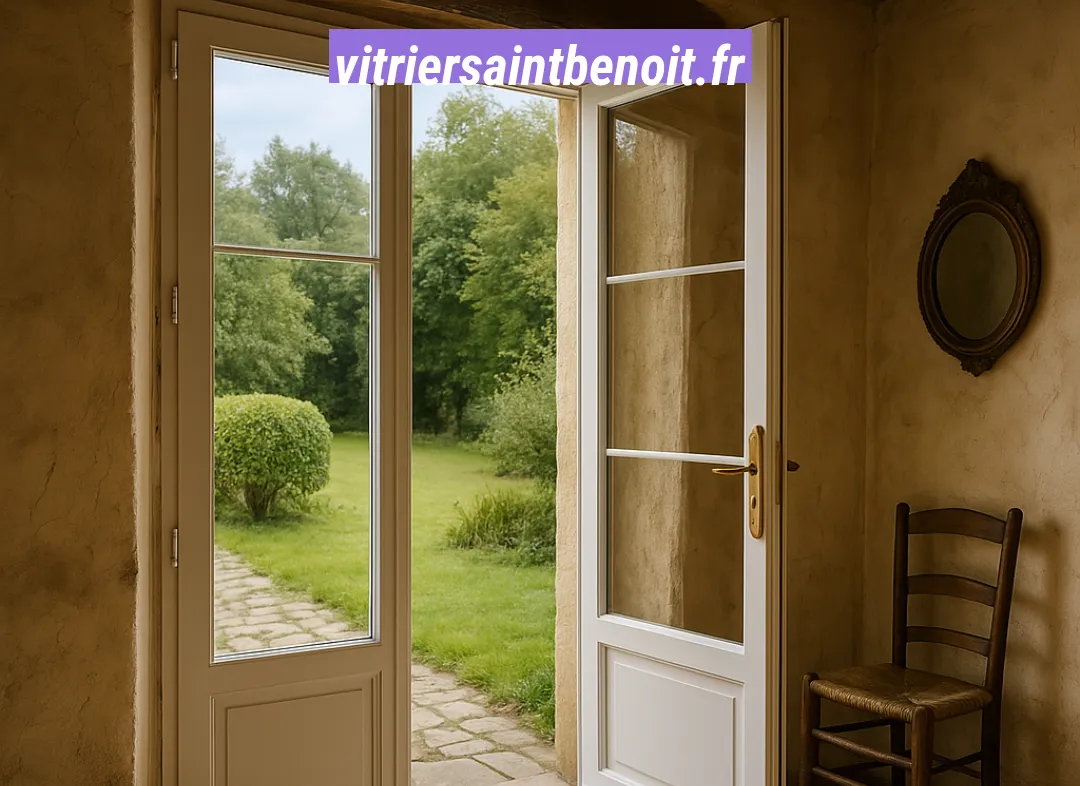 Installation de fenêtre en PVC Saint-Benoît